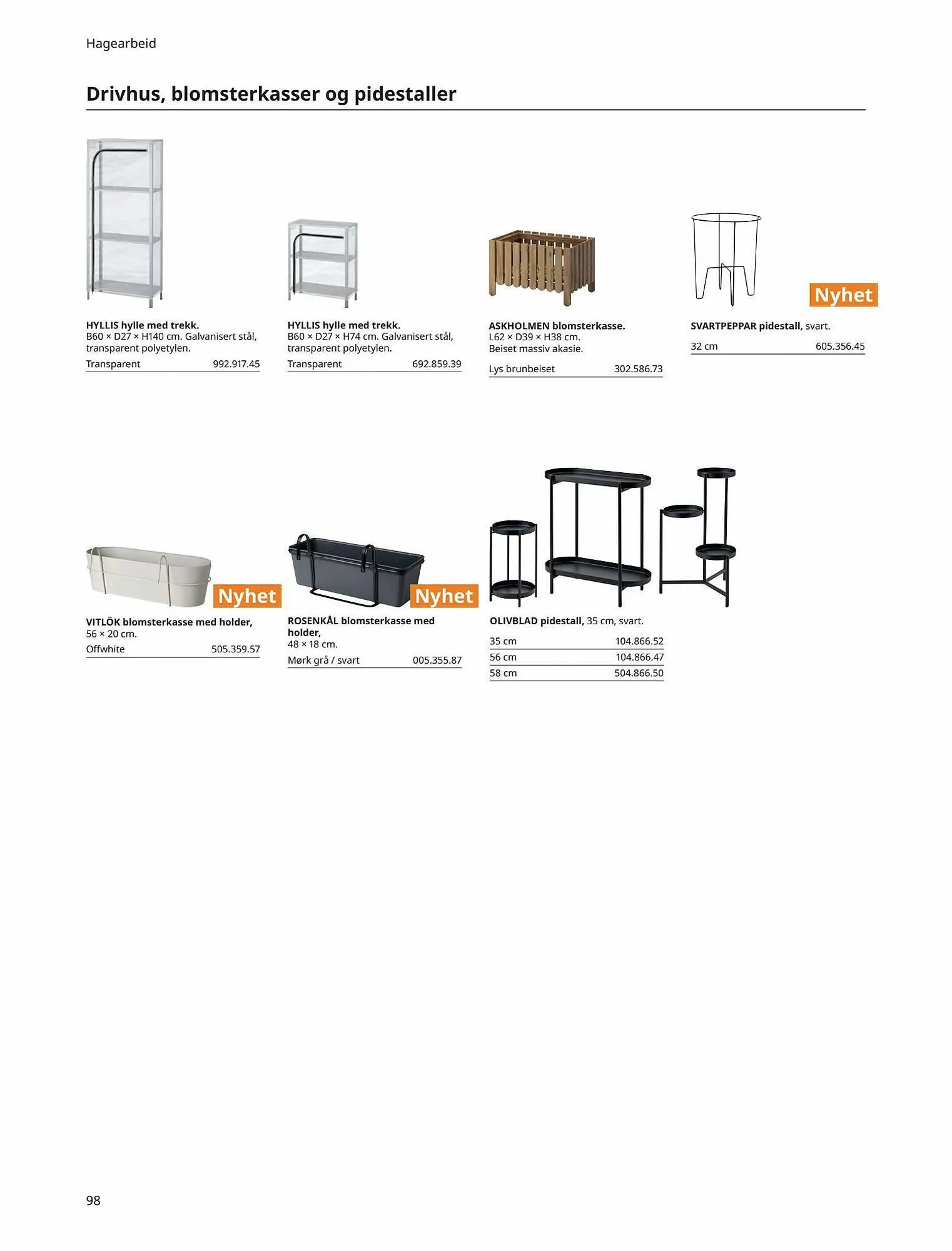 IKEA Kundeavis fra 5. mai til 31. august 2023 - kundeavisside 98