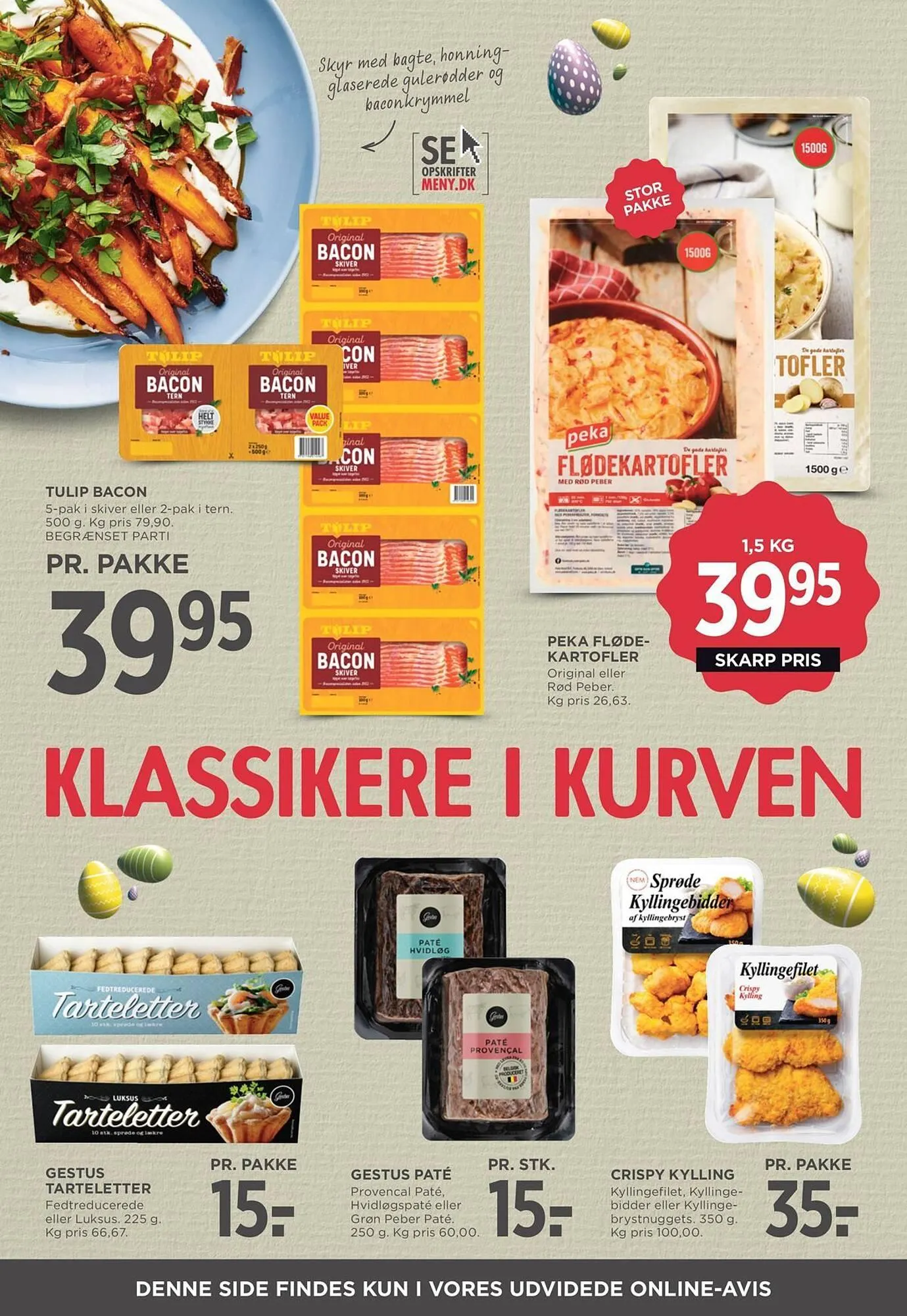 Meny kundeavis fra 27. mars til 4. april 2026 - kundeavisside 23