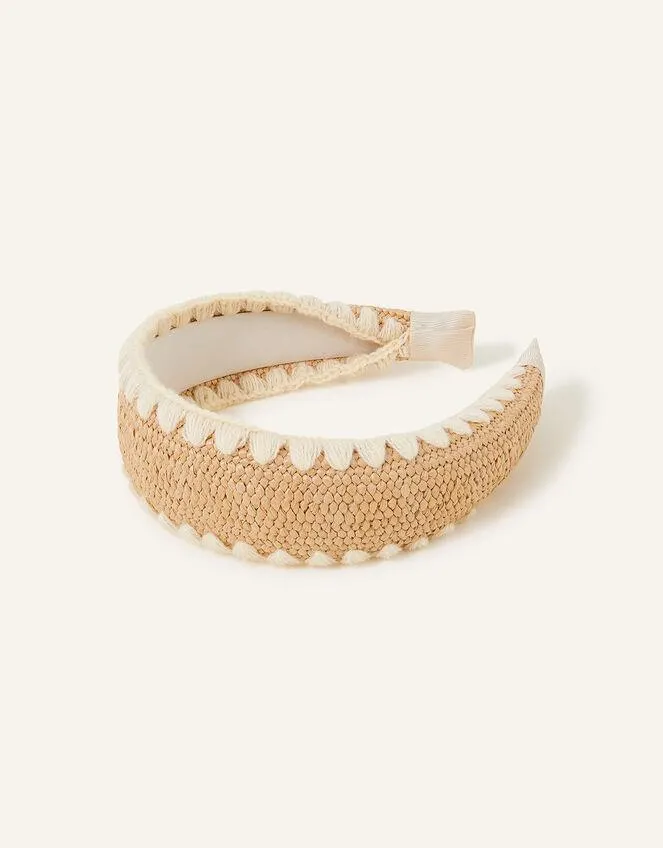 Raffia Whipstitch Headband