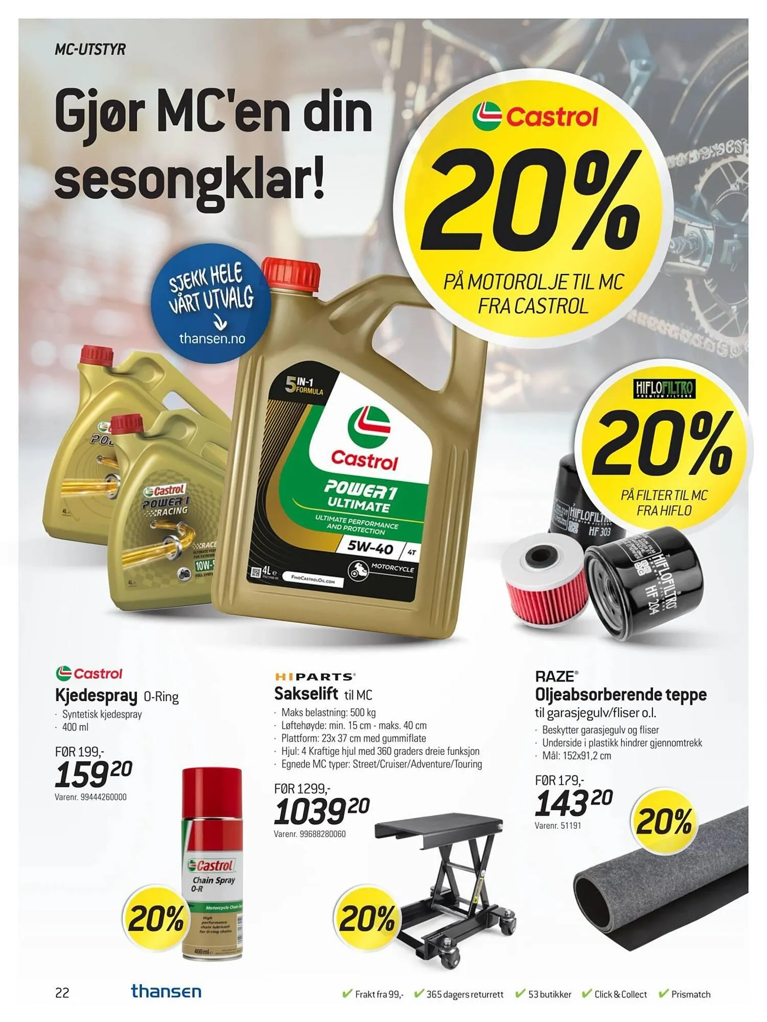 Thansen kundeavis fra 1. mars til 31. mars 2026 - kundeavisside 22