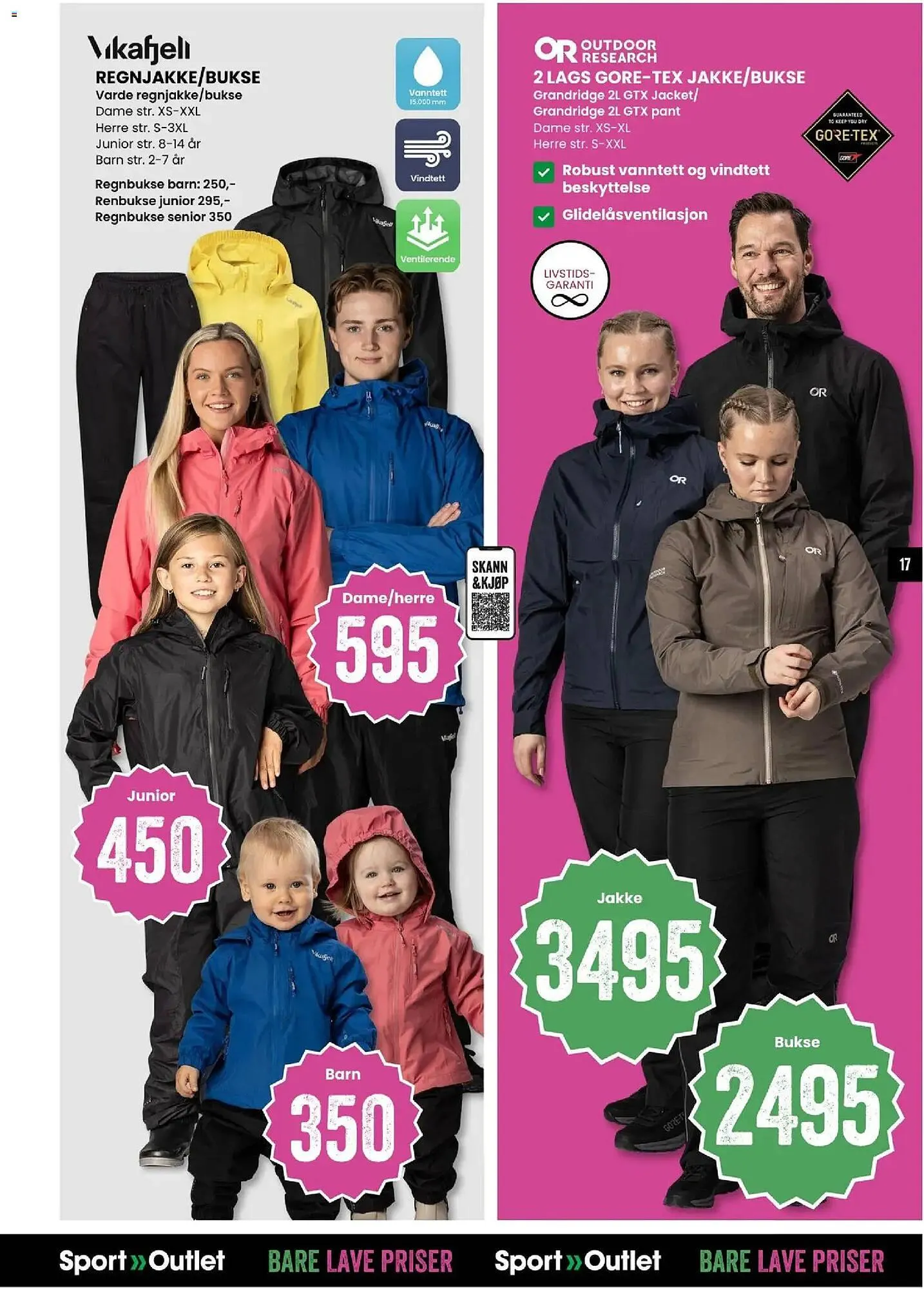 Sport Outlet kundeavis fra 24. mars til 6. april 2026 - kundeavisside 17