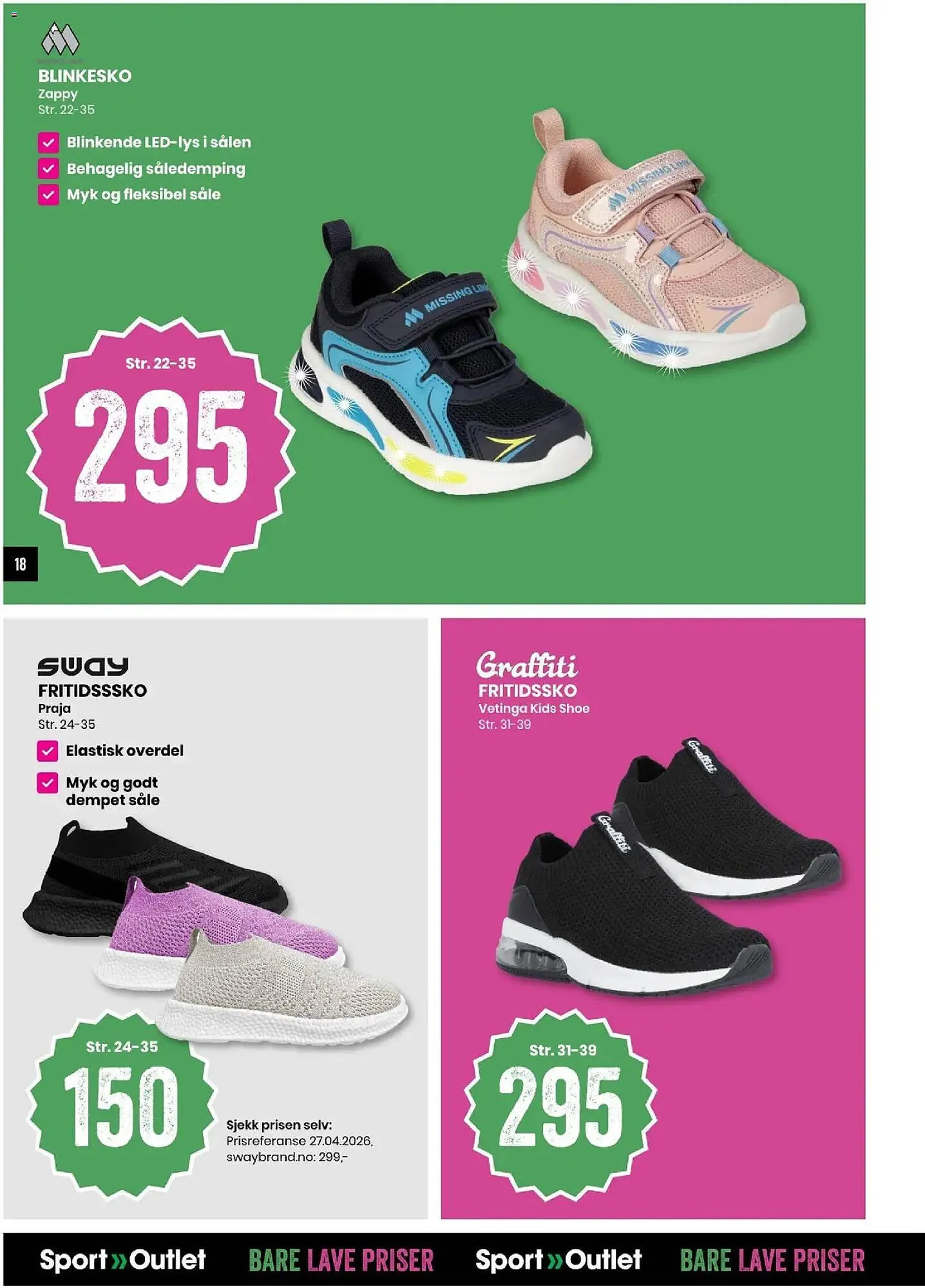 Sport Outlet kundeavis fra 12. mai til 17. mai 2026 - kundeavisside 18
