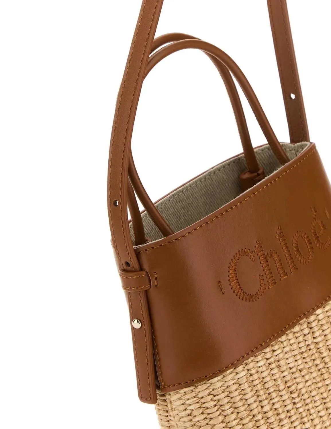 Chloé Sense Mini Tote Bag Caramel