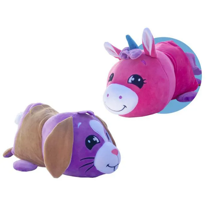 FlipaZoo Mushmillow Plysjbamse 40cm - Zinny Enhjørning / Bitty Kanin