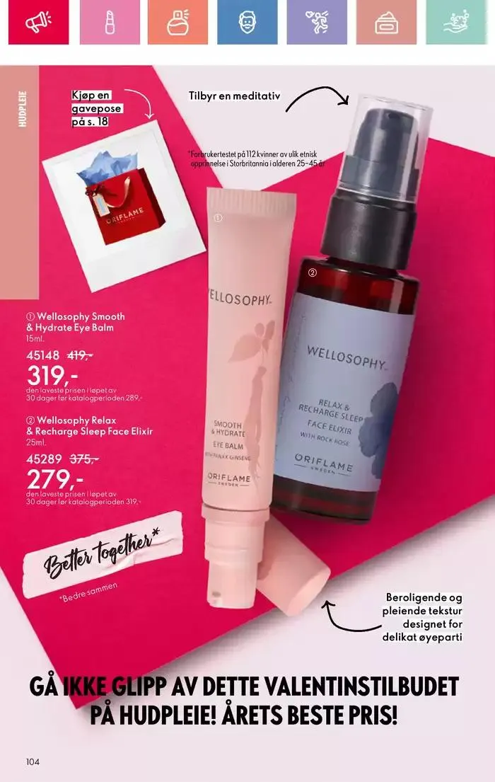 ORIFLAME Kundeavis fra 28. januar til 11. februar 2025 - kundeavisside 104