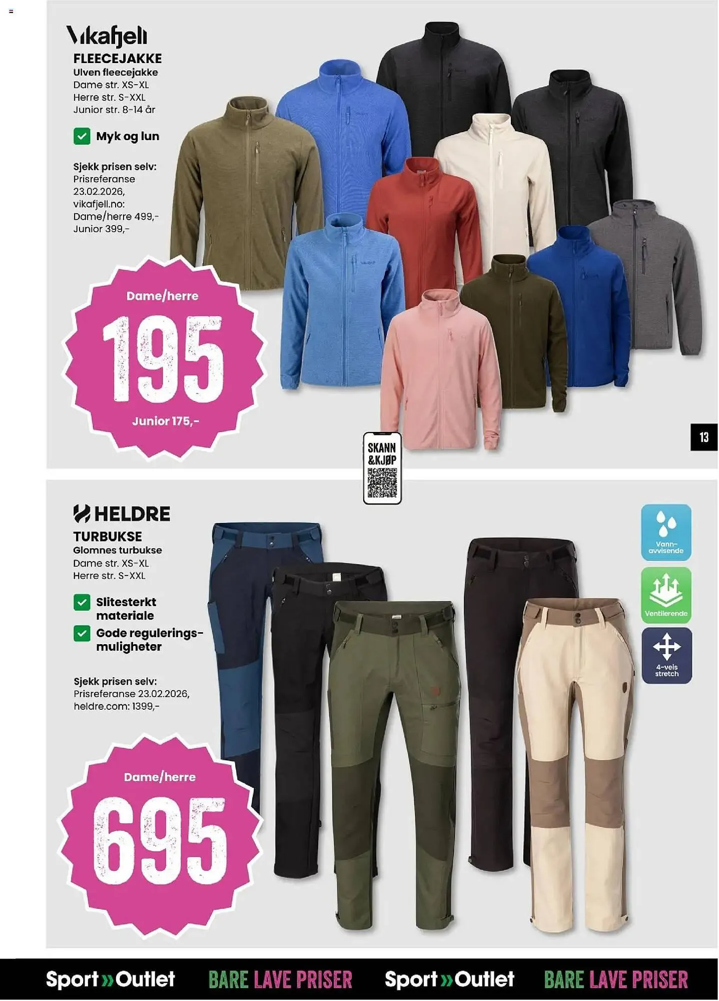 Sport Outlet kundeavis fra 10. mars til 22. mars 2026 - kundeavisside 13