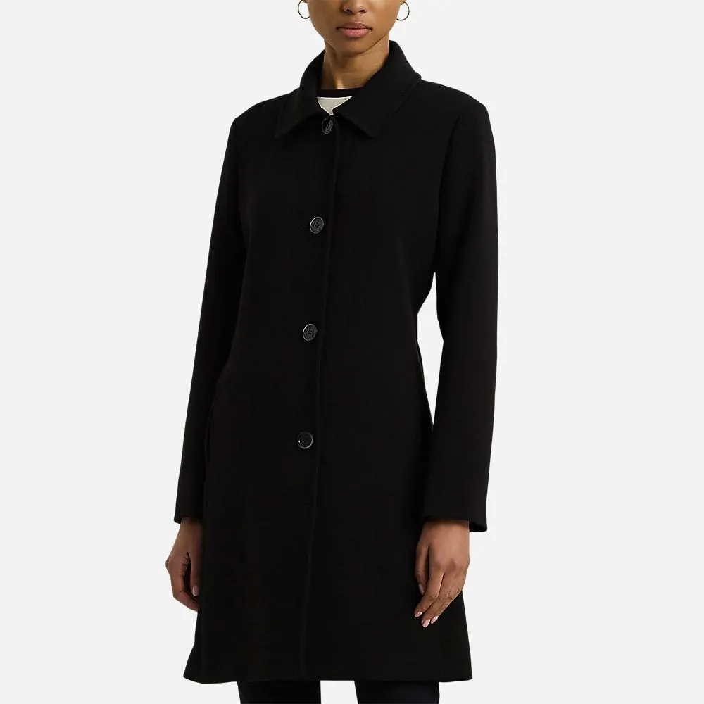 Crepe Coat - Black