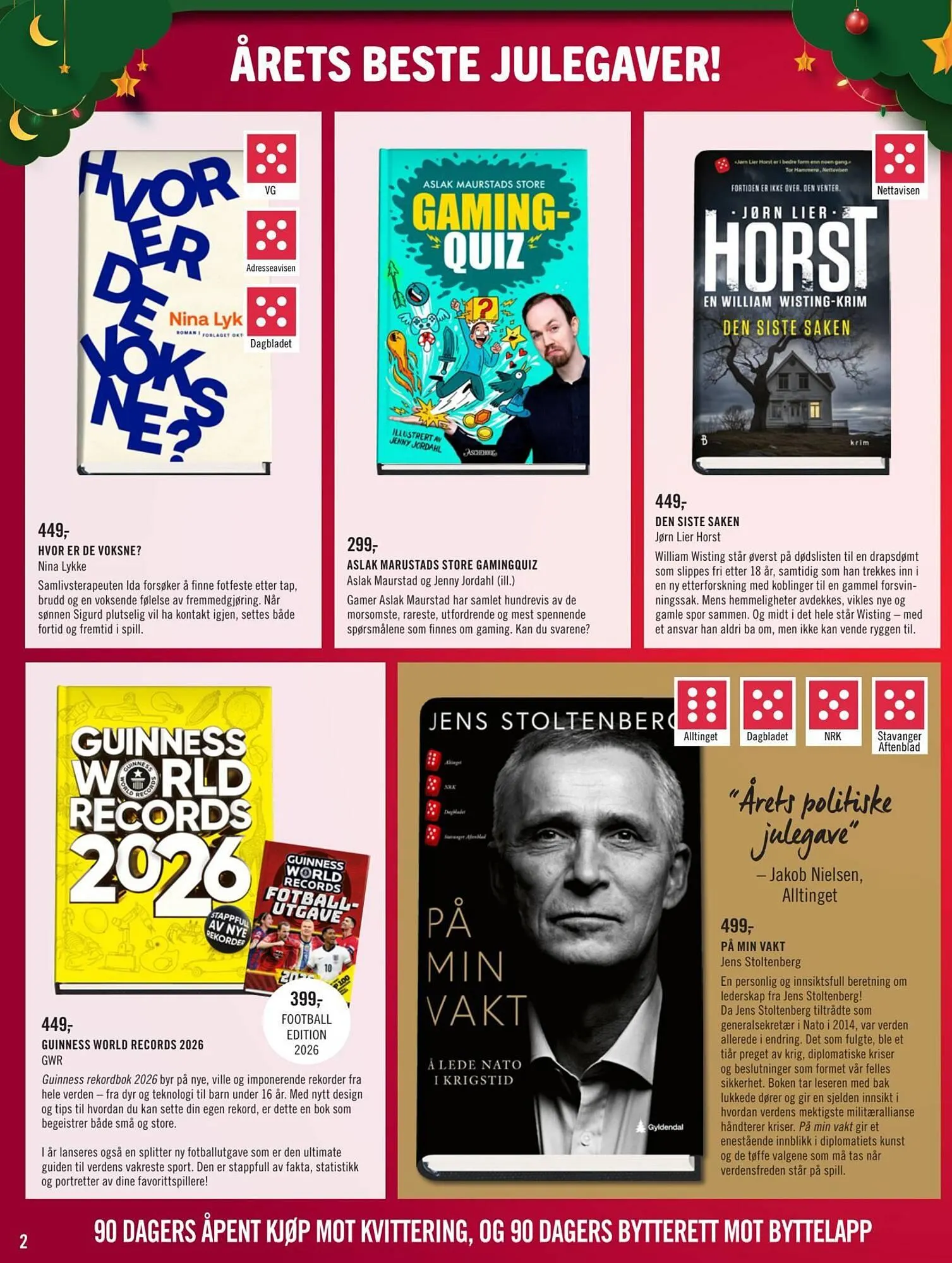 Ark Bokhandel kundeavis fra 1. desember til 25. desember 2025 - kundeavisside 2