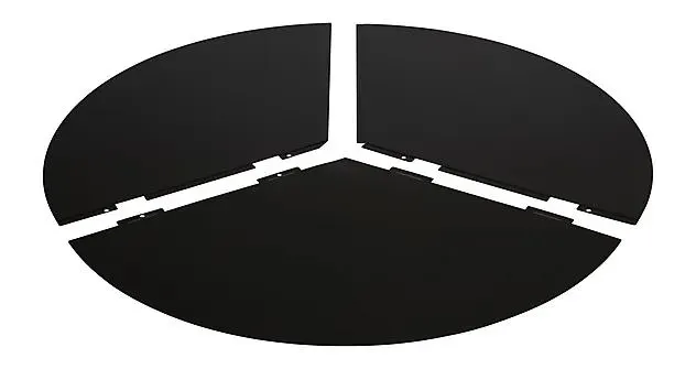 Underlagsplate til bålpanne