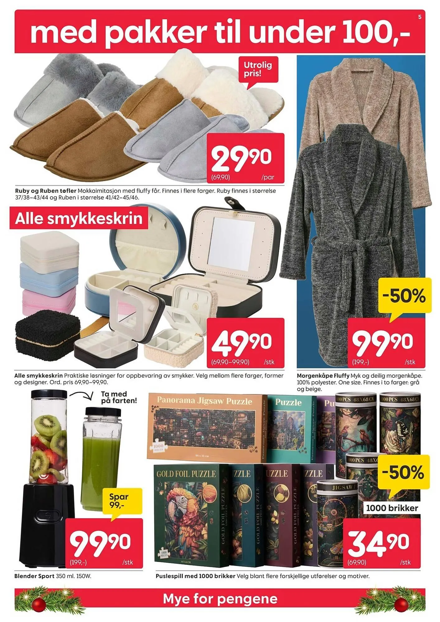 Rusta kundeavis fra 15. desember til 23. desember 2025 - kundeavisside 5
