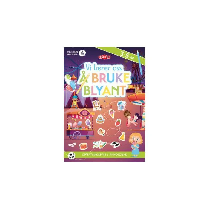 Tactic Aktivitetsbok Vi Lærer Oss: Blyantkontroll 3-5 år