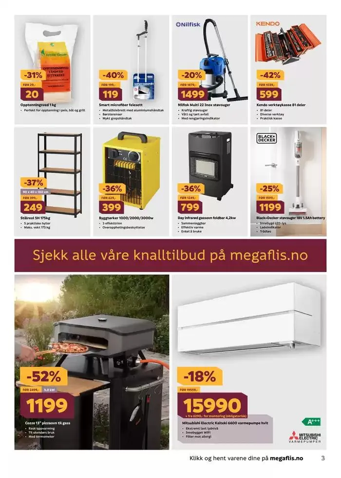 Megaflis Kundeavis fra 30. desember til 13. januar 2025 - kundeavisside 3