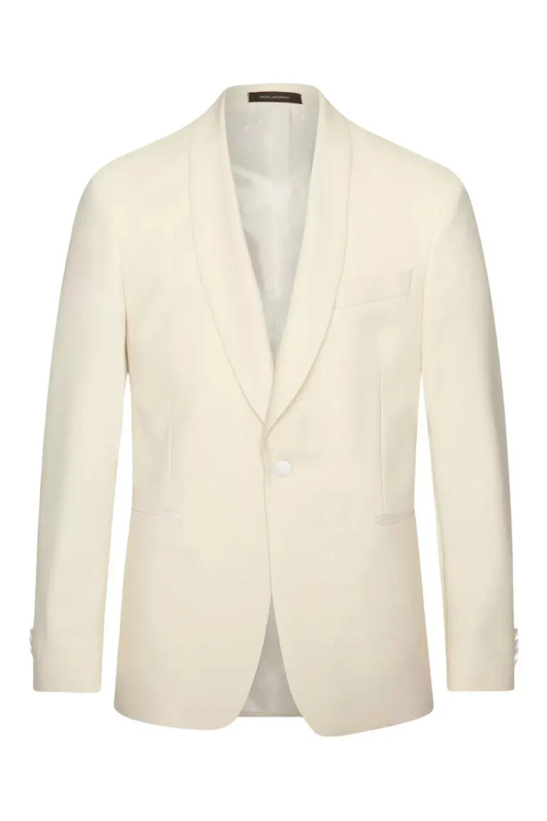 Figaro Tuxedo Blazer – Off-White