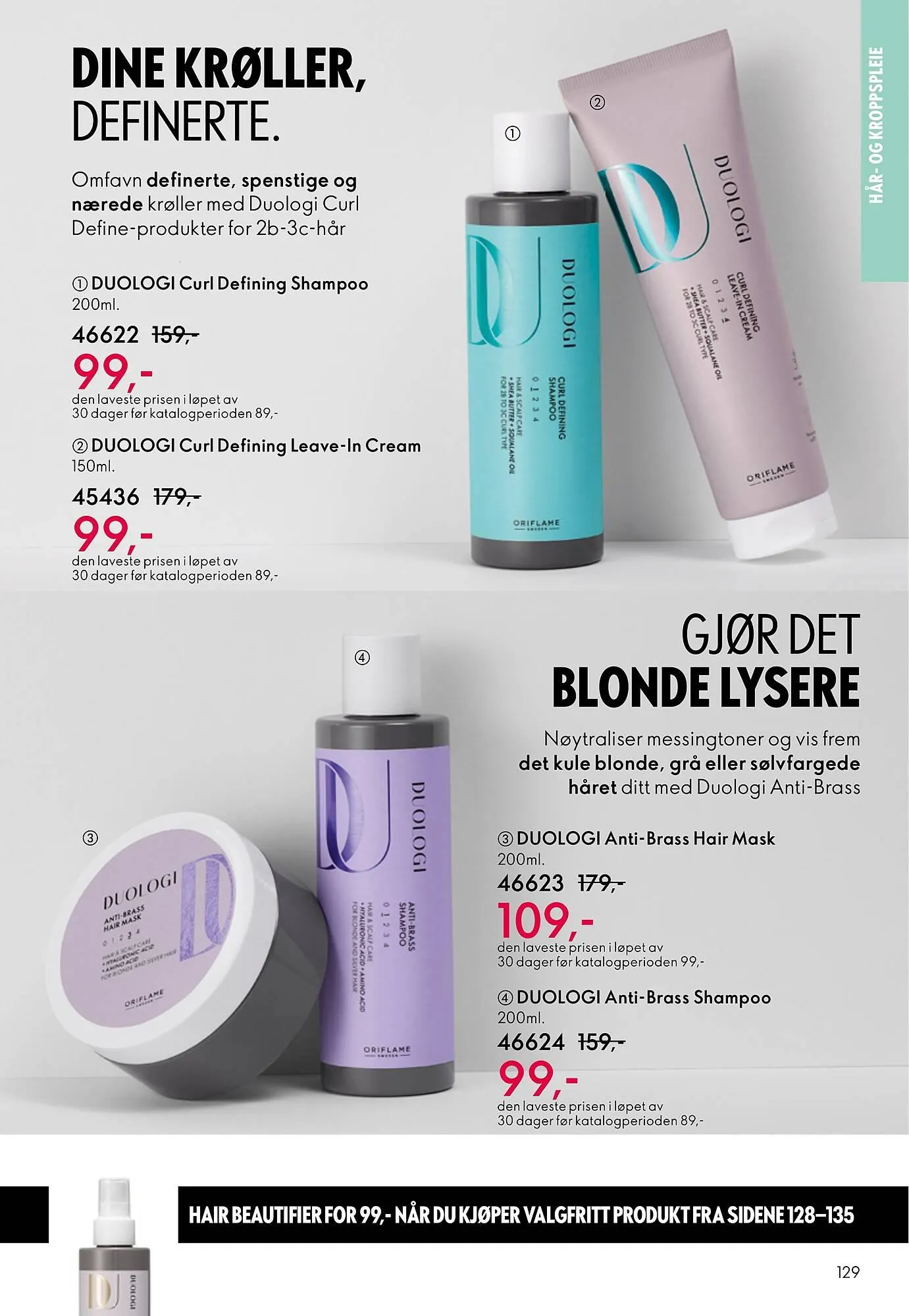 Oriflame katalog fra 29. oktober til 18. november 2025 - kundeavisside 129