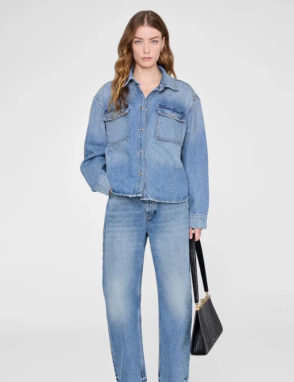 Paxton Shirt Baltic Blue Washed Blue