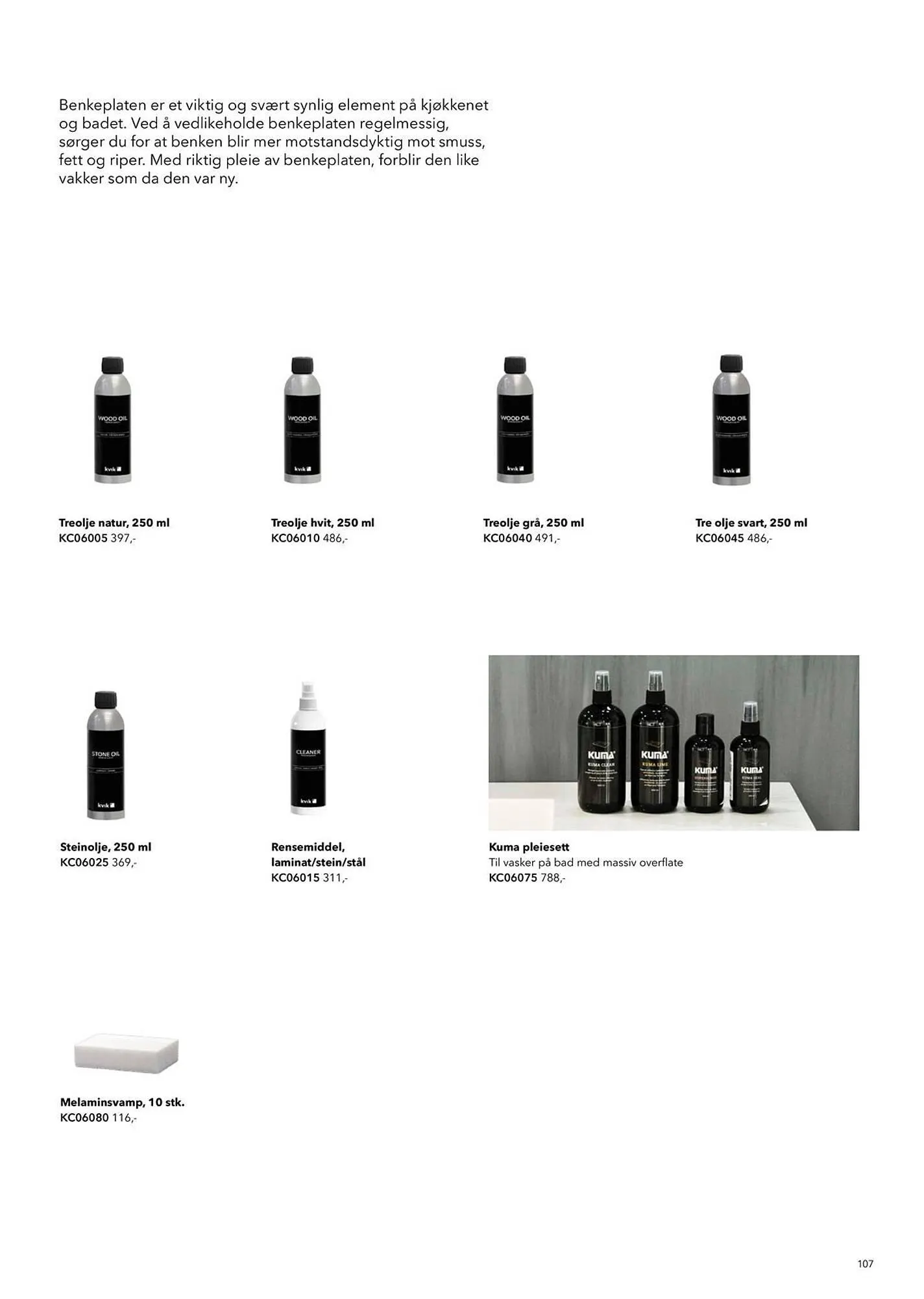 Kvik Kjøkken Kundeavis fra 28. mars til 11. april 2024 - kundeavisside 107