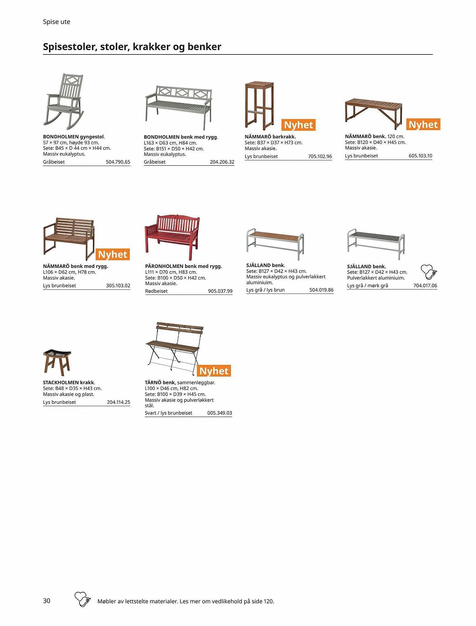 IKEA Kundeavis fra 5. mai til 31. august 2023 - kundeavisside 30