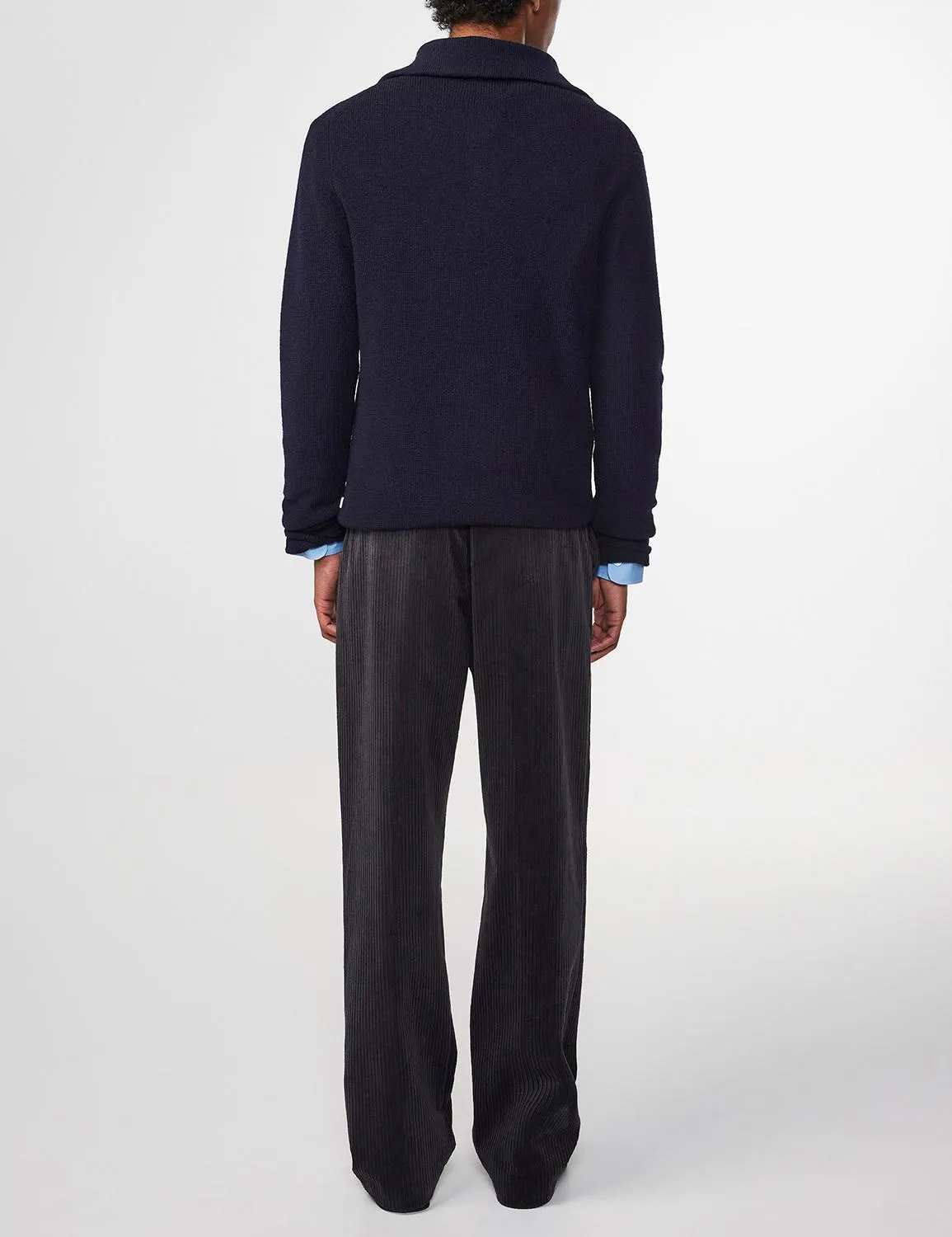Carl Half Zip Sweater 6336 Navy Blue