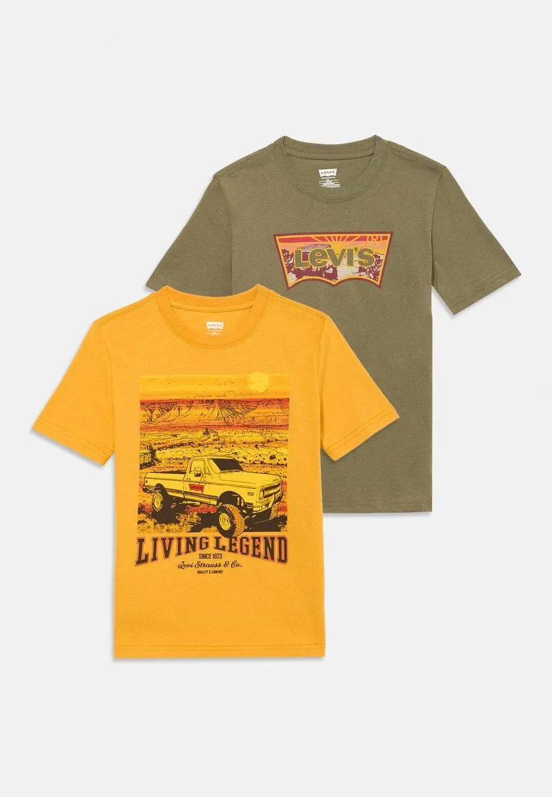 BIG TEE 2 PACK - T-shirts med print - mineral yellow