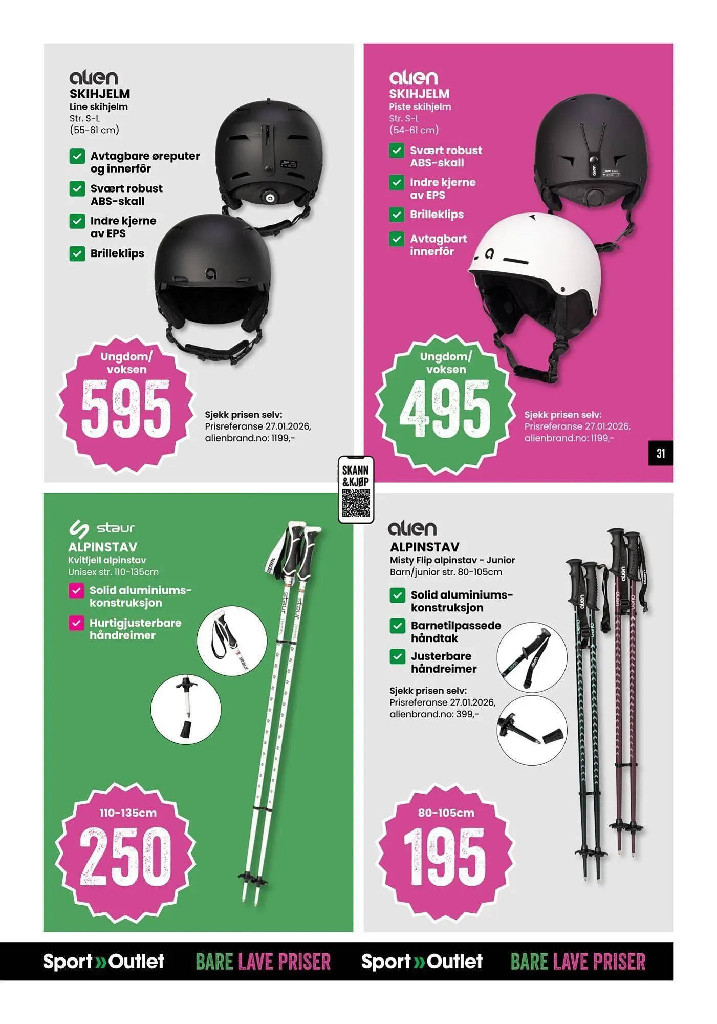 Sport Outlet kundeavis fra 10. februar til 23. februar 2026 - kundeavisside 31
