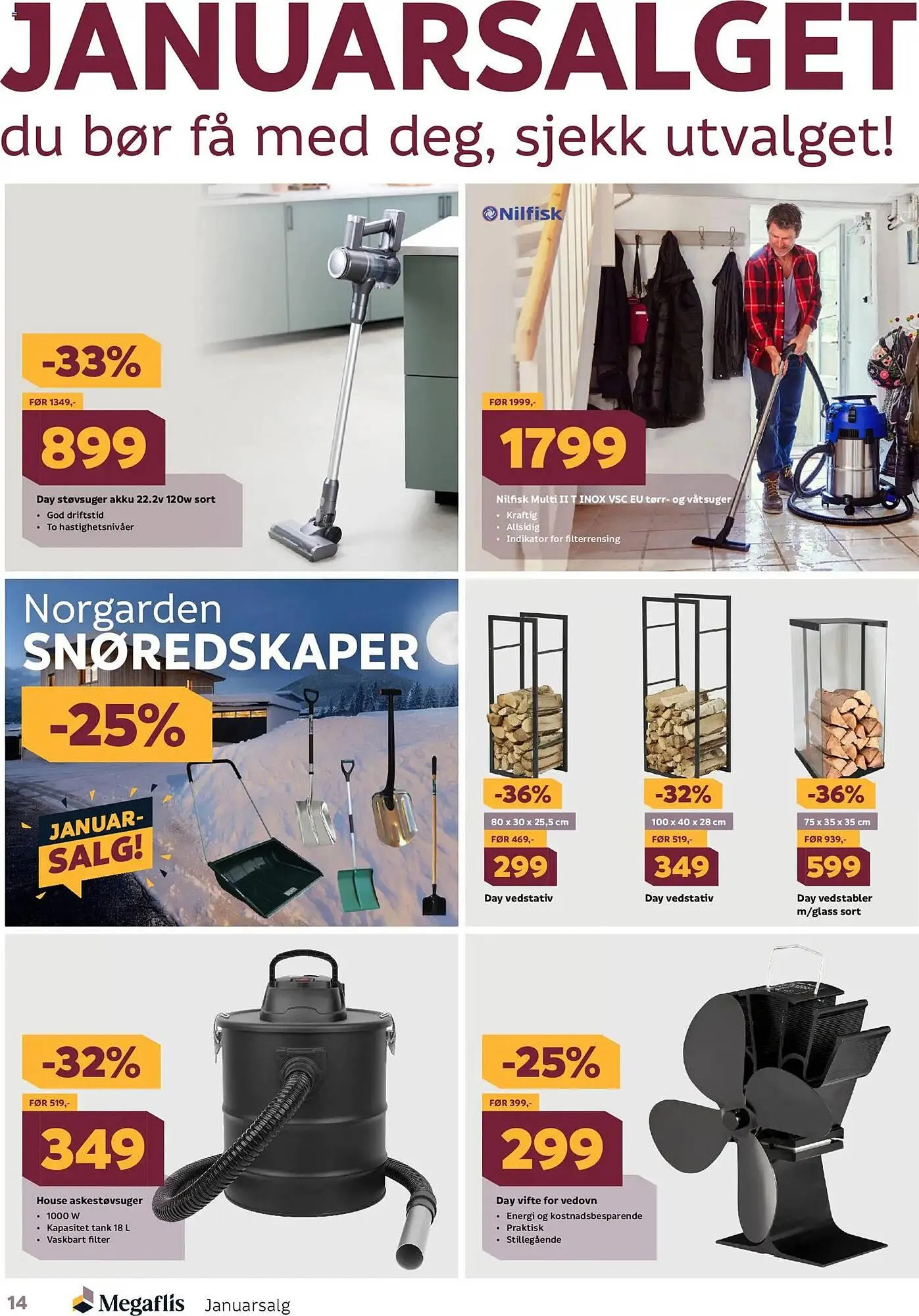 Megaflis kundeavis fra 12. januar til 18. januar 2026 - kundeavisside 14