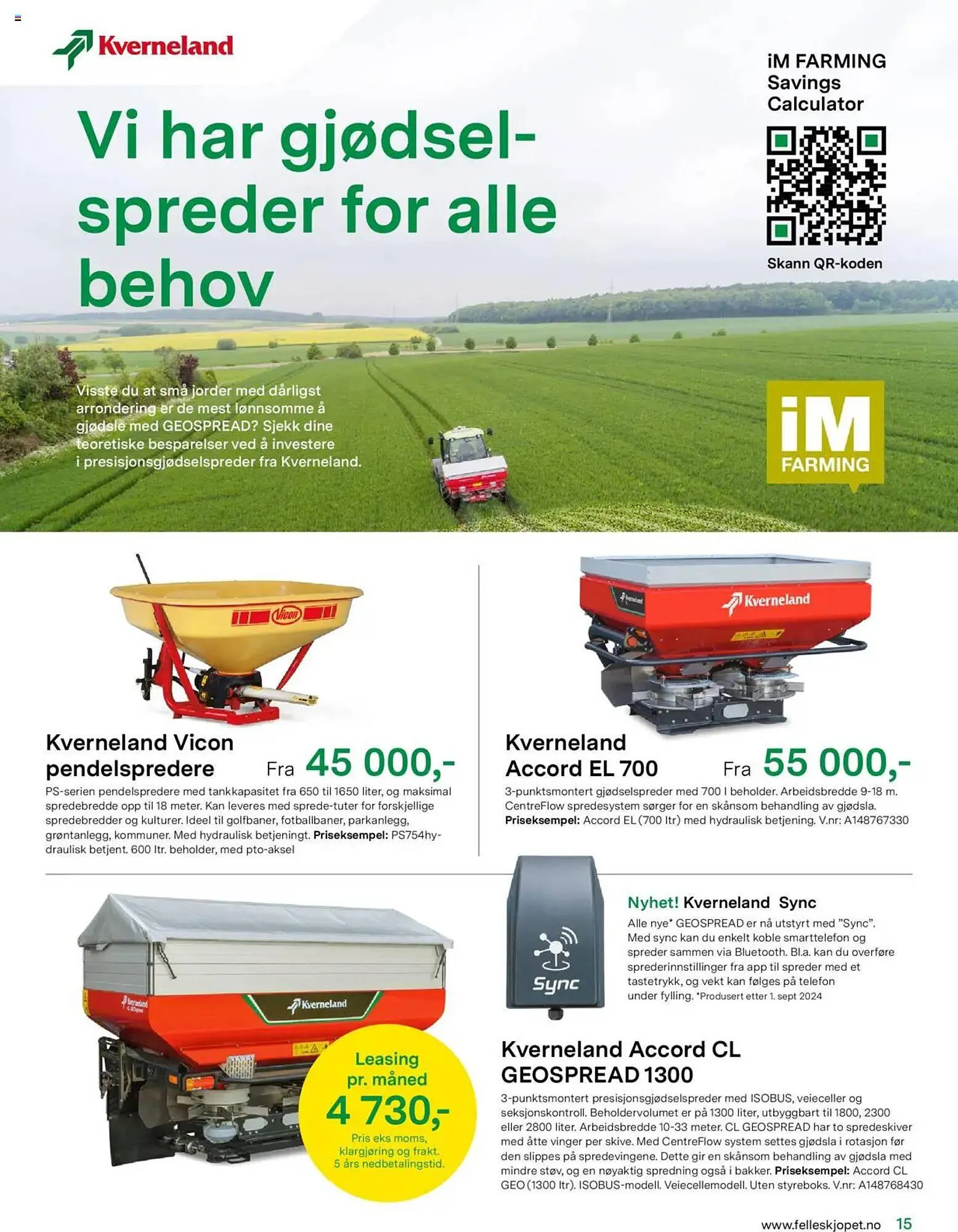 Felleskjøpet Kundeavis fra 9. mai til 31. desember 2025 - kundeavisside 15