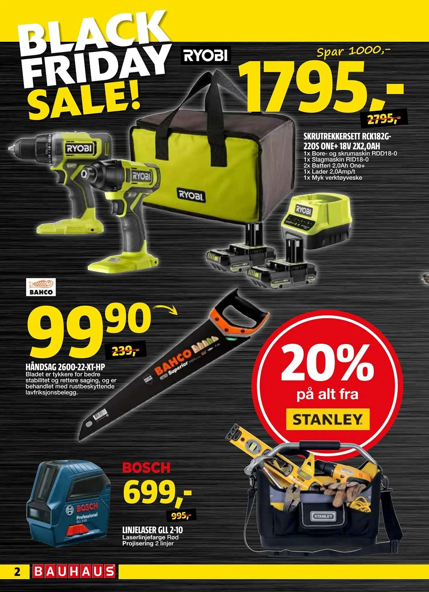 Bauhaus Kundeavis fra 24. november til 2. desember 2024 - kundeavisside 2