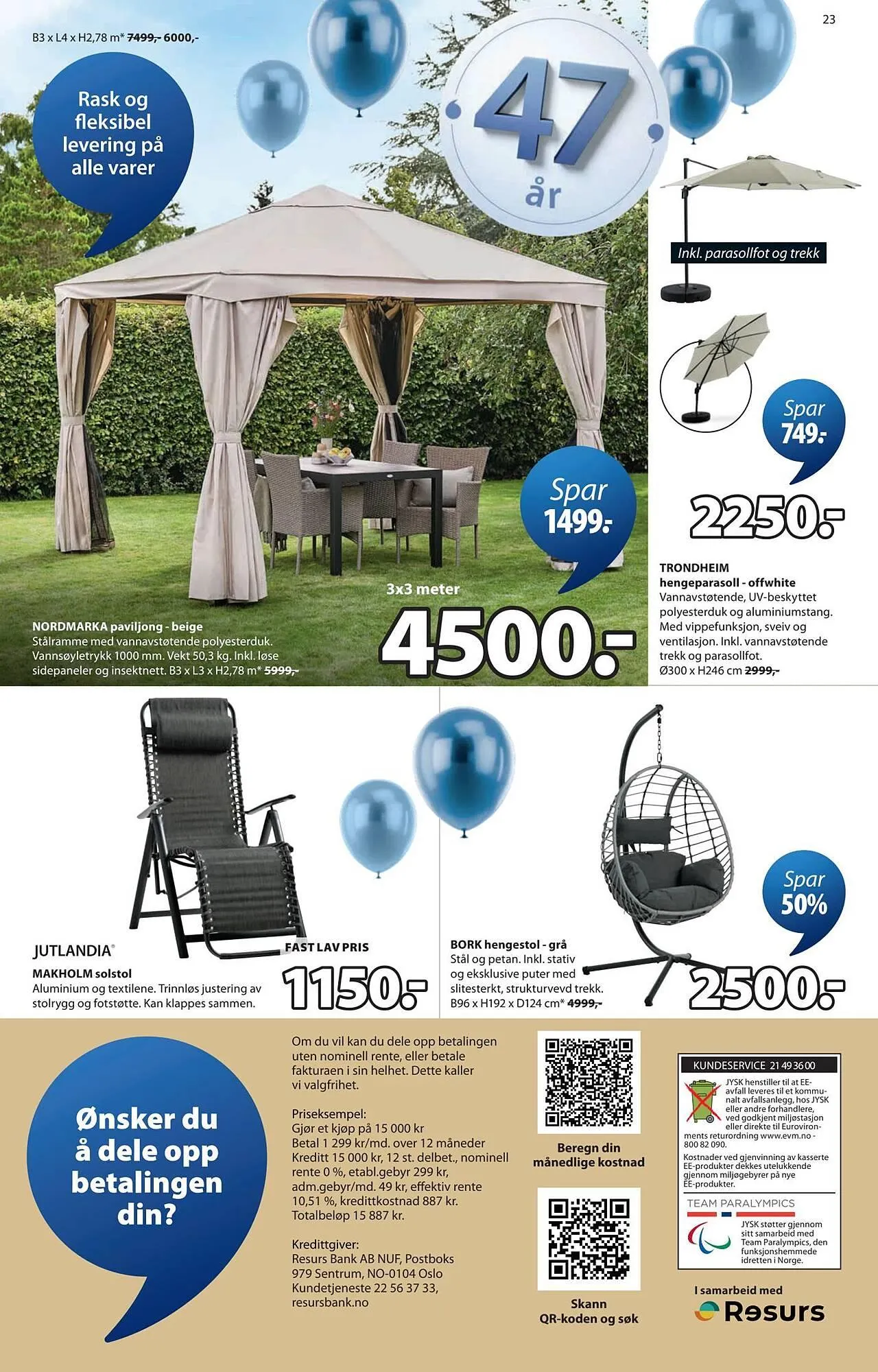 JYSK kundeavis fra 13. april til 19. april 2026 - kundeavisside 23