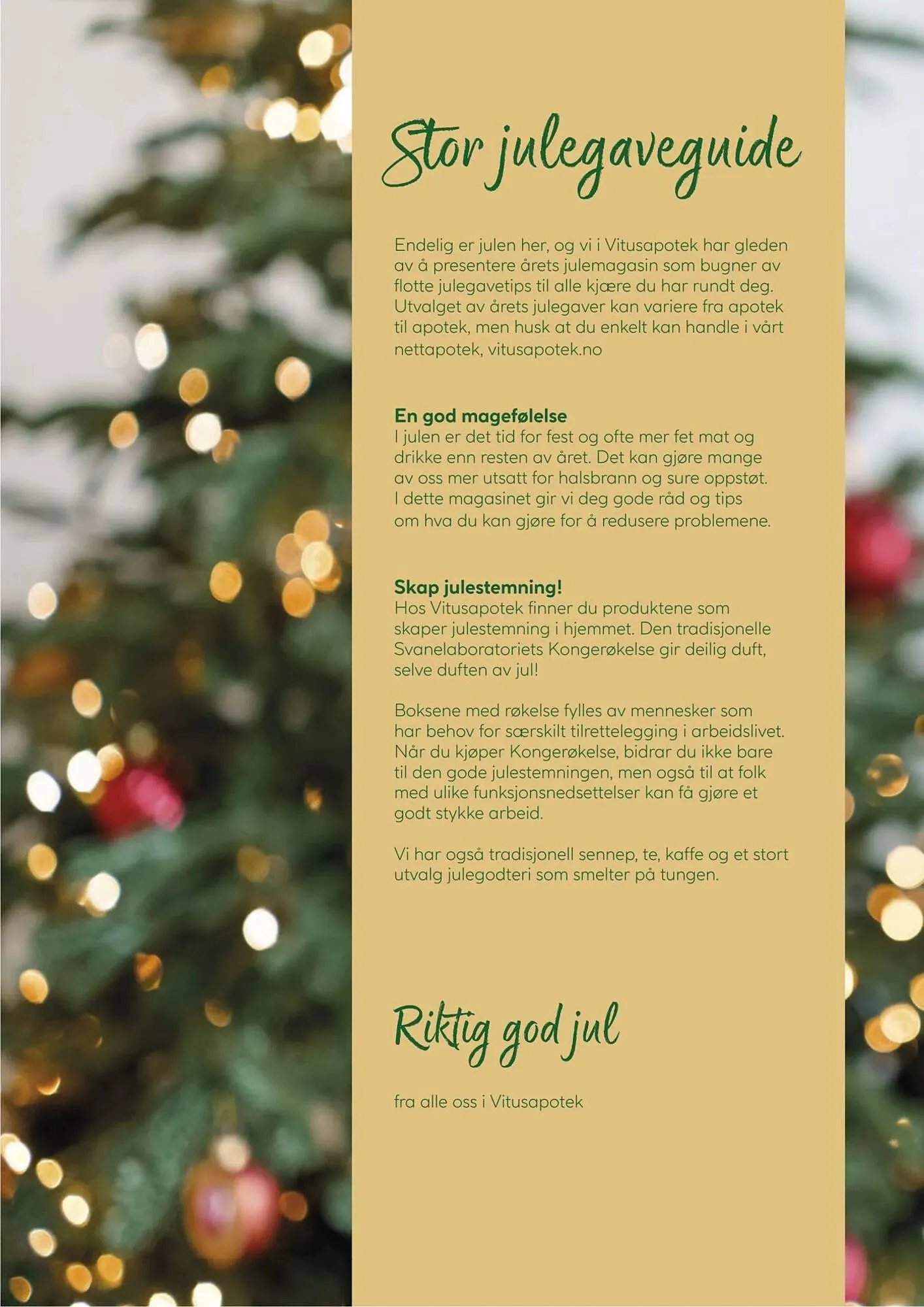 Vitusapotek kundeavis fra 19. november til 4. januar 2026 - kundeavisside 2