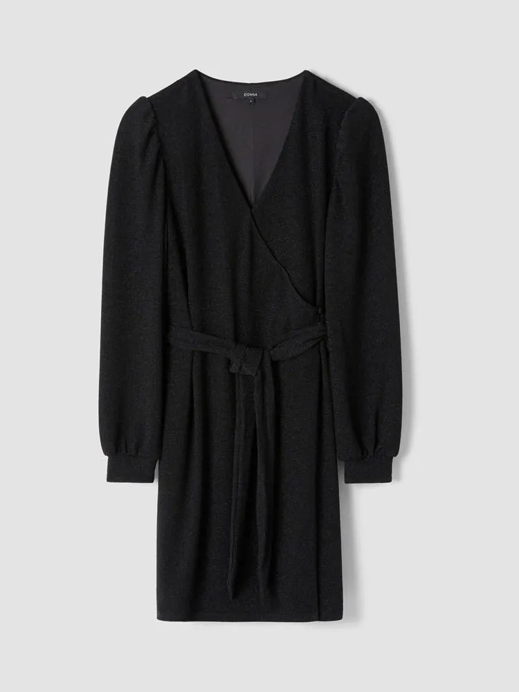 Emiko glitter omslagskjole