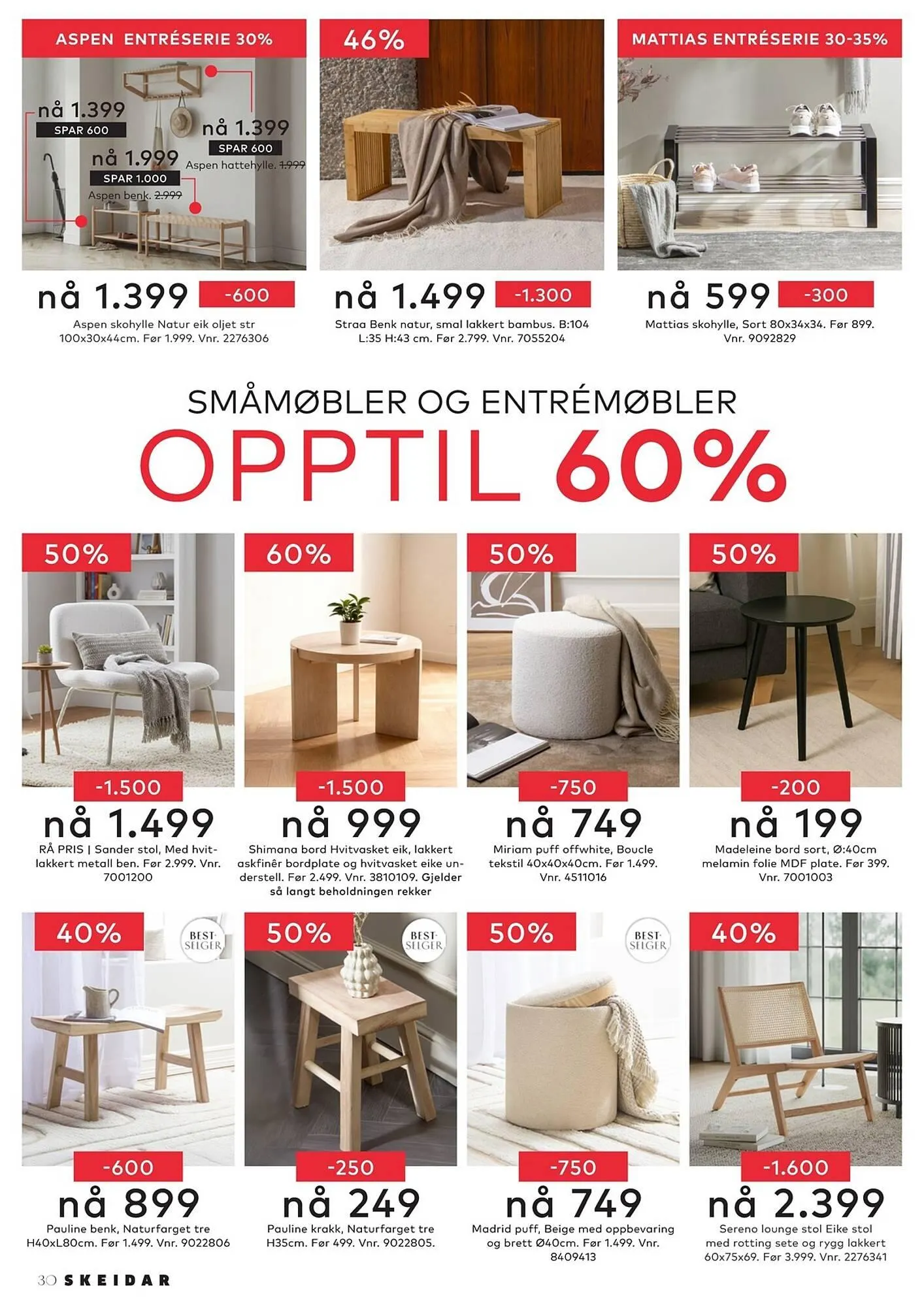 Skeidar kundeavis fra 30. mars til 15. april 2026 - kundeavisside 30