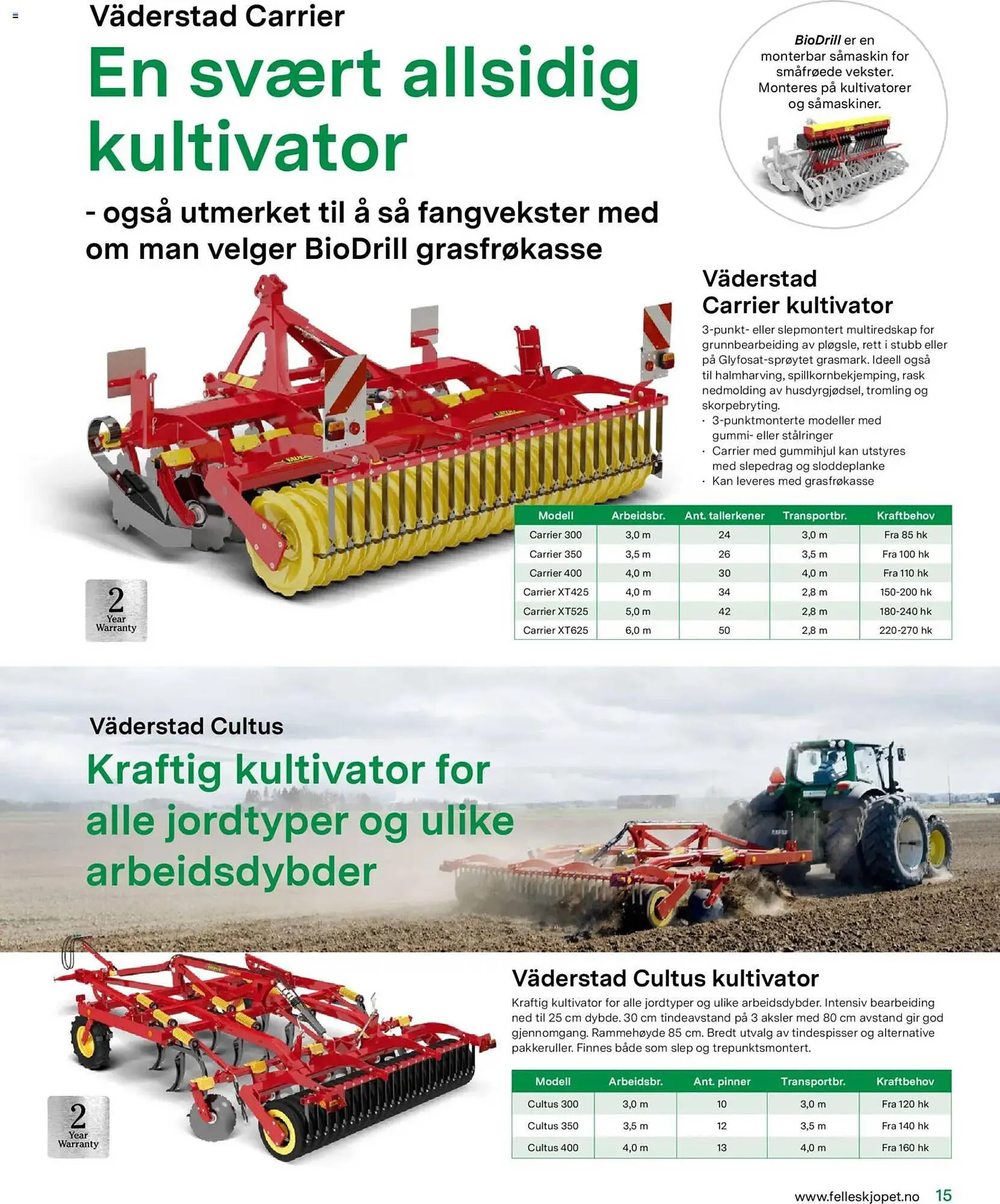 Felleskjøpet kundeavis fra 18. mars til 31. desember 2026 - kundeavisside 15