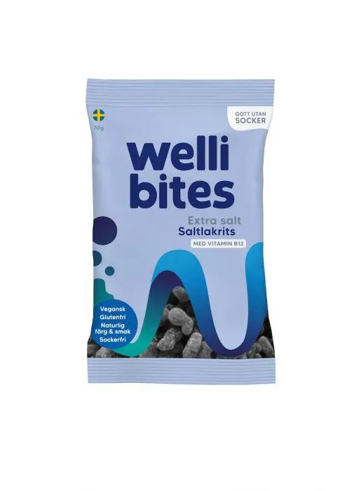 Wellibites Ekstra Salt Lakris