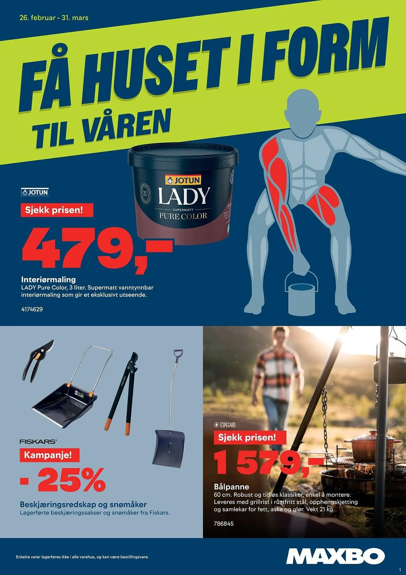 Maxbo Kundeavis fra 26. februar til 31. mars 2024 - kundeavisside