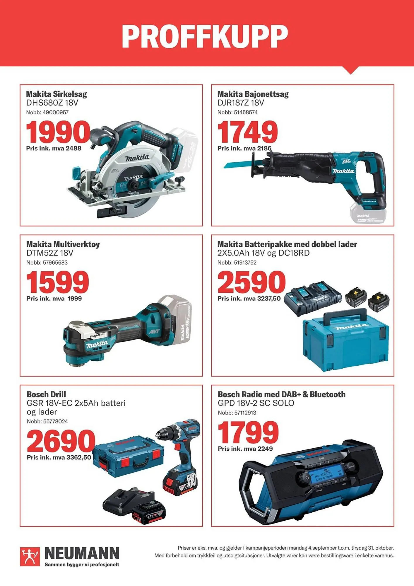 Neumann Bygg Kundeavis fra 4. september til 31. oktober 2023 - kundeavisside 2