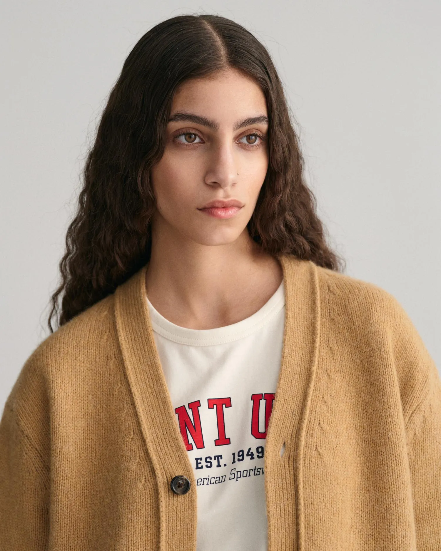 Myk ullcardigan i unisex passform