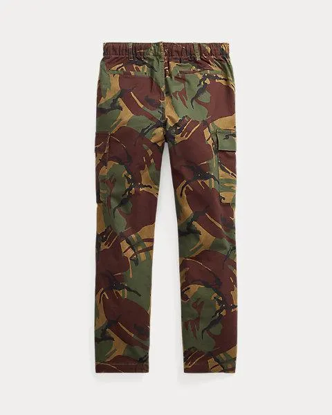 Slim Fit Camo Stretch Cargo Trouser