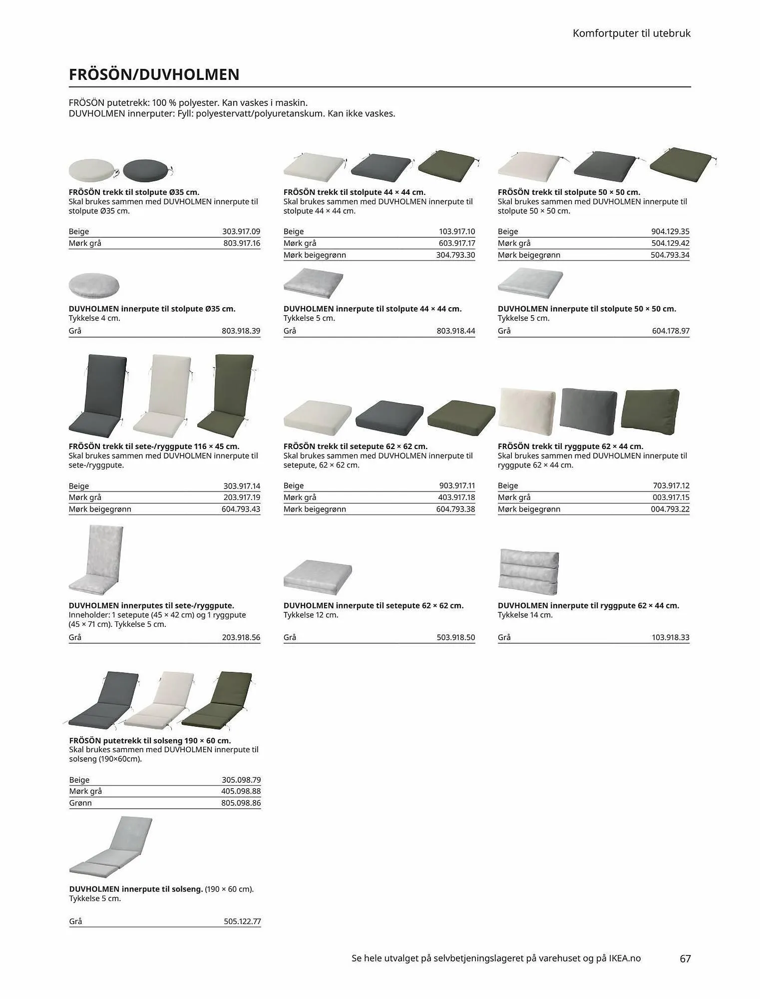 IKEA Kundeavis fra 5. mai til 31. august 2023 - kundeavisside 67