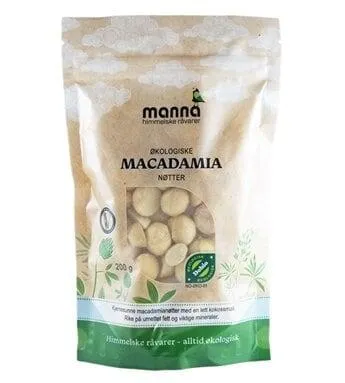 Manna Macadamianøtter 200 g øko