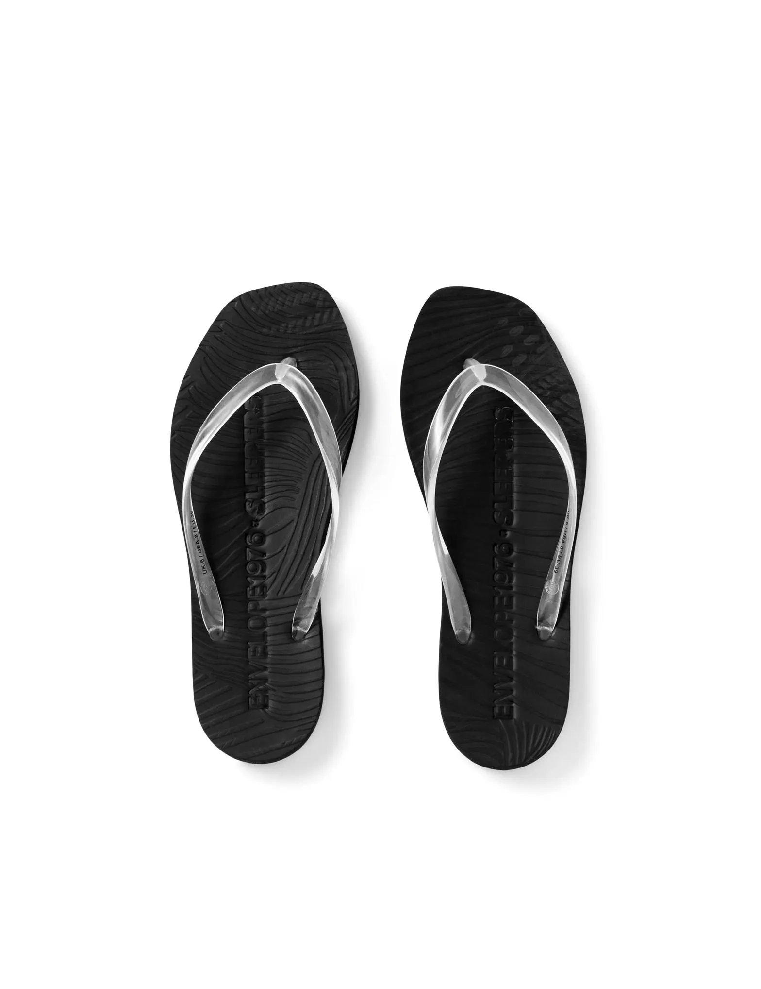 Envelope1976 x Sleepers Tapered Flip Flop Black
