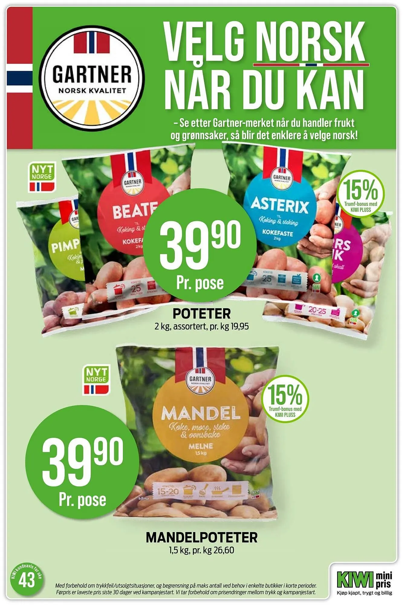 Kiwi kundeavis fra 20. oktober til 26. oktober 2025 - kundeavisside 3