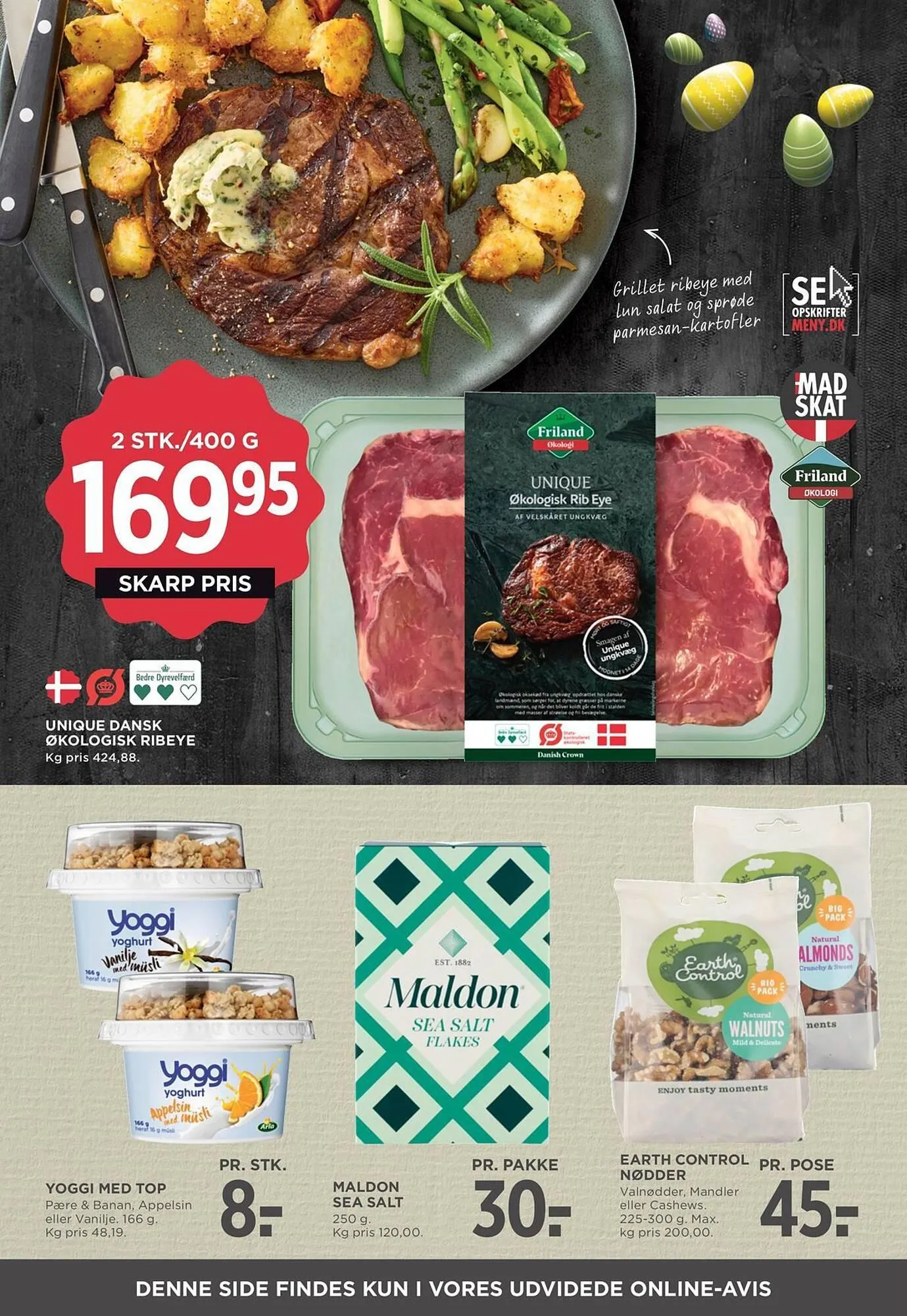 Meny kundeavis fra 27. mars til 4. april 2026 - kundeavisside 19