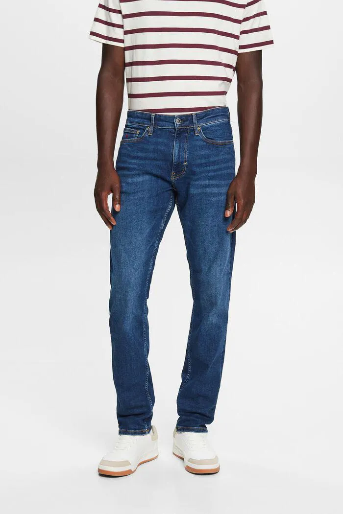 Mid-Rise Slim Jeans
