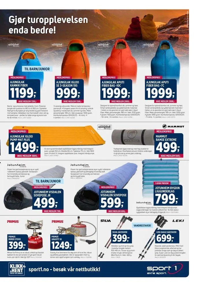 Sport 1 Ekte Sport fra 22. august til 1. september 2024 - kundeavisside 23