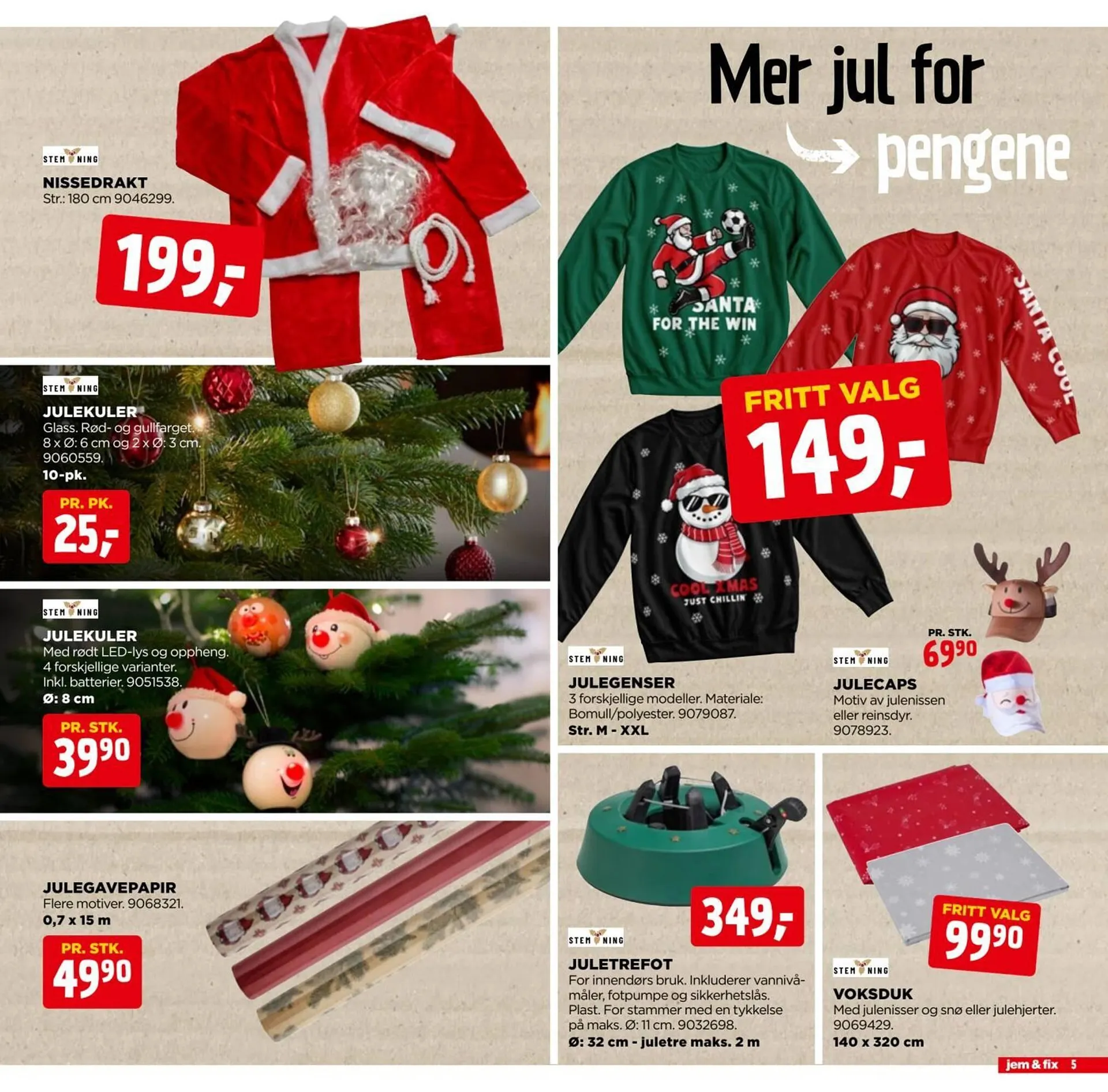 Jem & fix kundeavis fra 30. november til 7. desember 2025 - kundeavisside 5