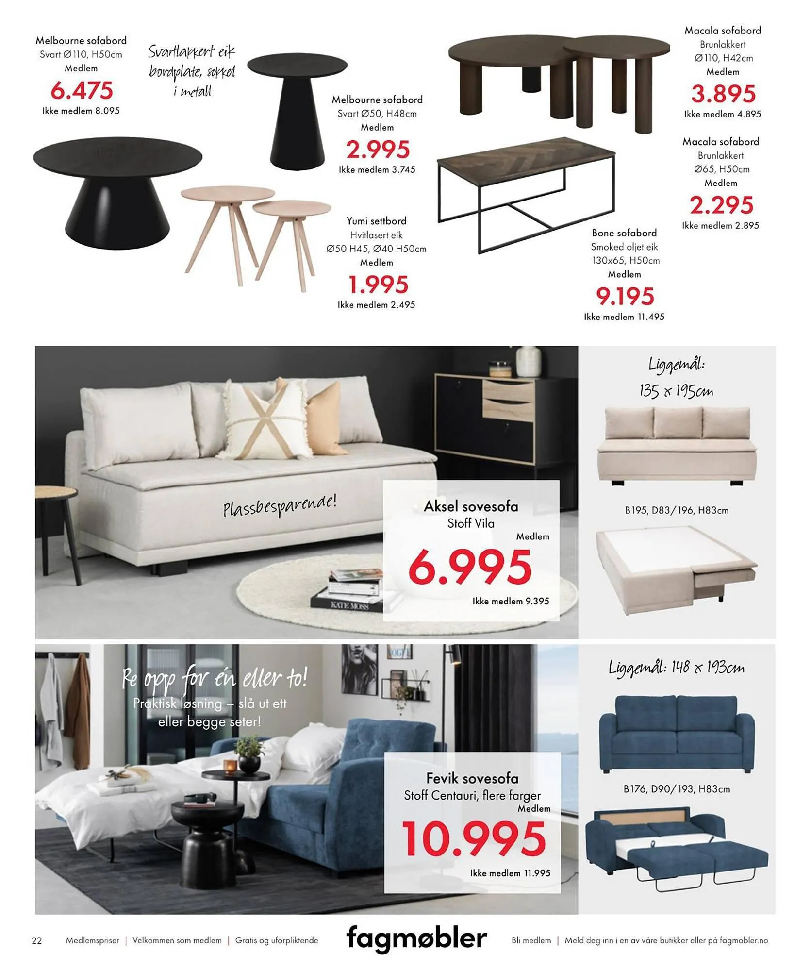Fagmøbler Kundeavis fra 30. september til 31. oktober 2023 - kundeavisside 22