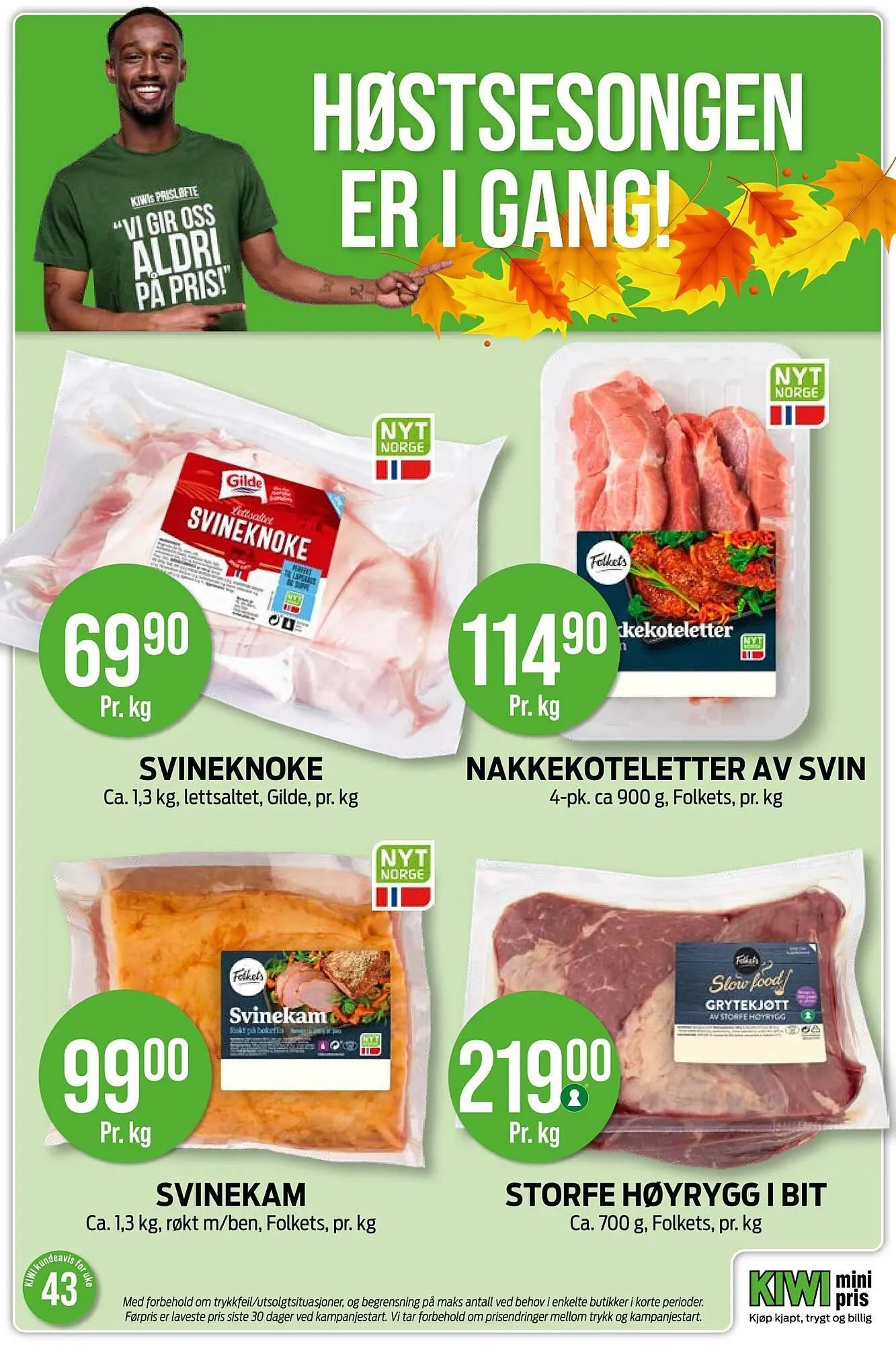 Kiwi kundeavis fra 20. oktober til 26. oktober 2025 - kundeavisside 10