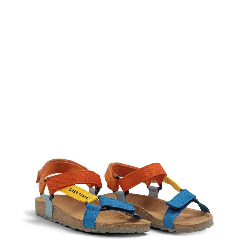 Color Block Sandaletter Flerfargede