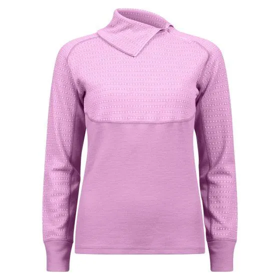 Jacquard polo med glidelås