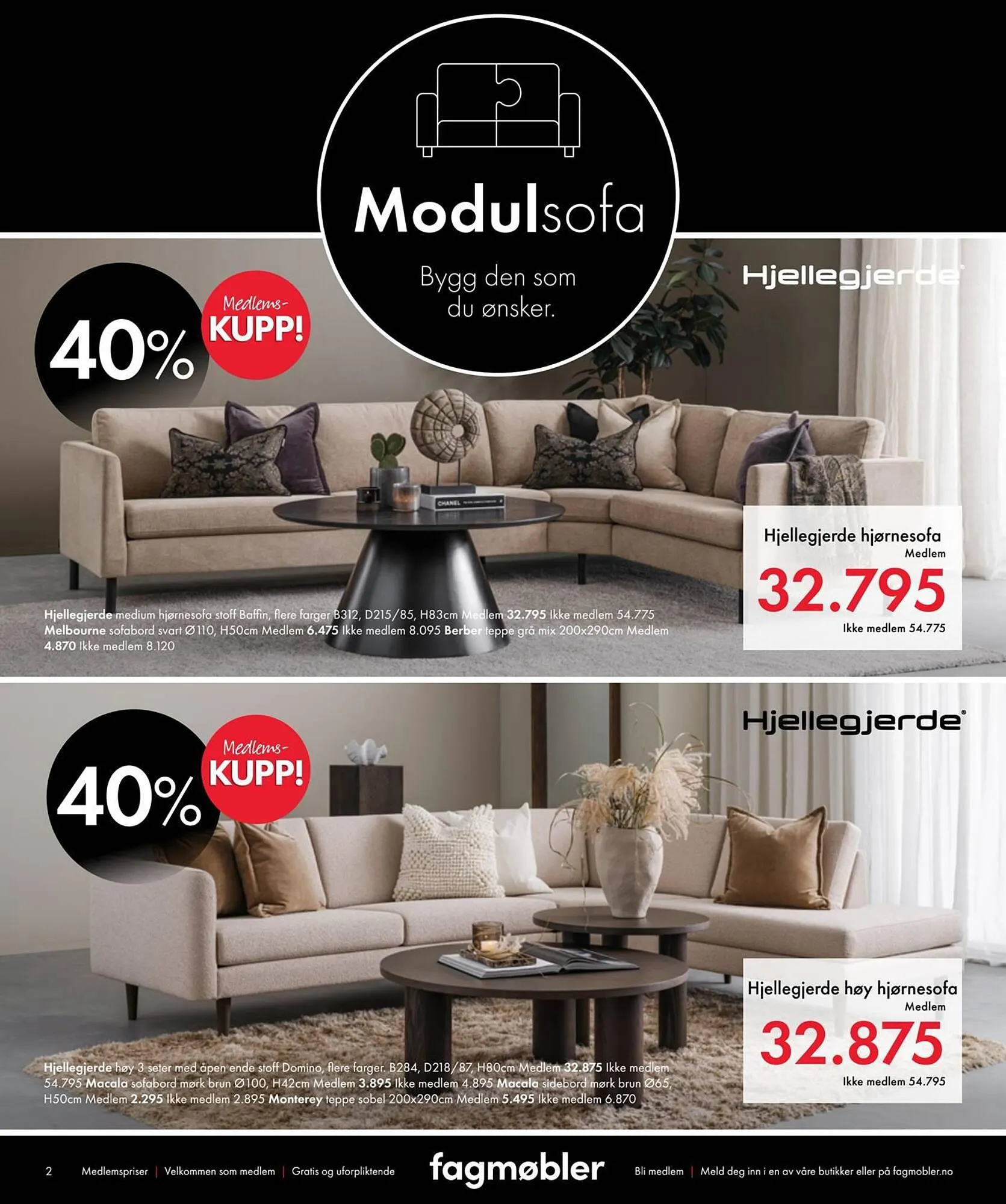 Fagmøbler Kundeavis fra 30. september til 31. oktober 2023 - kundeavisside 2